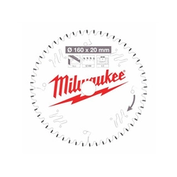 Milwaukee ketassaeleht 160 x 20 mm | hammaste arv: 52 db | lõikelaius: 2,2 mm