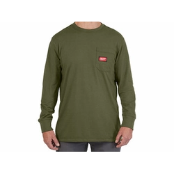 Milwaukee Long Sleeve T-Shirt M | Green