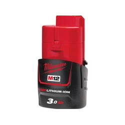 Milwaukee M12 B3 μπαταρία 12 V | 3 Ah | Li-Ion