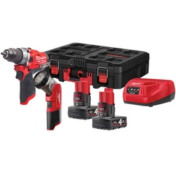 Milwaukee M12 FPP2AW-402P Maschinenpaket