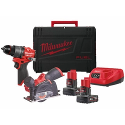 Milwaukee M12 FPP2G2-402X konepaketti Heavy Duty -kotelossa