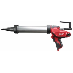 Milwaukee M12 PCG/400A-0 akumulatora špakteles pistole 12 V | 400 ml | 1780 | Oglekļa suka | Bez akumulatora un lādētāja | Kartona kastē