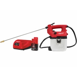 Milwaukee M12BHCS3L-201 akumuliatorinis purkštuvas 12 V | 3,7 l | Siuntimas iš viso. 1,1 - 0,4 l/min | Anglies šepetėlis | 1 x 2 Ah baterija + įkroviklis | Kartoninėje dėžutėje