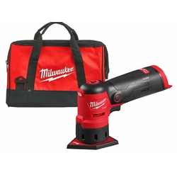 Milwaukee M12FDSS-0B Akumulatorowa szlifierka wibracyjna 12 V | 63,5 x 88,8 mm | Bezszczotkowy węglowy | Bez akumulatora i ładowarki | W kartonowym pudełku