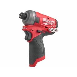 Milwaukee M12FQID-0 akkus ütvecsavarozó bitbefogással 12 V | 50 Nm | 1/4 bit | Szénkefementes | Akku és töltõ nélkül | Kartondobozban