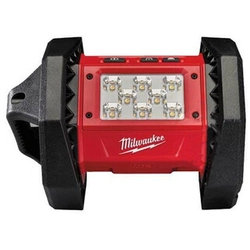 Milwaukee M18 AL-0 przenośny reflektor LED z możliwością ładowania 18 V | 780 lumen/1500 lumenów | Bez akumulatora i ładowarki | W kartonowym pudełku