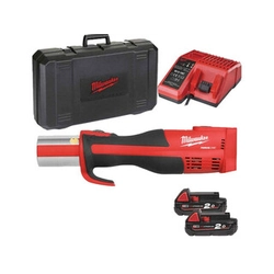 Milwaukee M18 BLHPT-202C akkus csőprés Standard | 18 V | 0 - 110 mm | 32 kN | Szénkefementes | 2 x 2 Ah akku + töltő | Kofferben