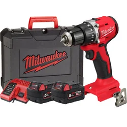 Milwaukee M18 BLPDRC-502C akumulatora triecienurbjmašīna 2 x M18 B5 + M12-18 C