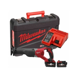 Milwaukee M18 BSX-402C akumulatora finierzāģis 18 V | 300 mm | Oglekļa suka | 2 x 4 Ah akumulators + lādētājs | Čemodānā