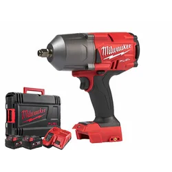 Milwaukee M18 FHIWF12-502X bezvadu trieciena draiveris 18 V | 130 Nm/400 Nm/1356 Nm | 1/2 collas | Oglekļa brushless | 2 x 5 Ah akumulators + lādētājs | Lieljaudas lietā