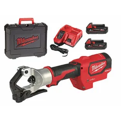 Milwaukee M18 HDCT-202C cordless cable crimper 18 V | 59 kN | Carbon brush | 1 x 2 Ah battery + charger | In a suitcase