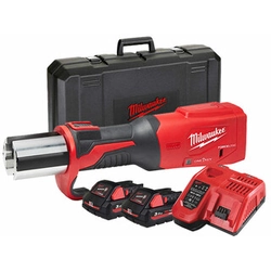 Milwaukee M18 ONEBLHPT-302C akumulatorska preša za cijevi Standard | 18 V | 0 - 108 mm | 32 kN | Ugljične četkice | 2 x 3 Ah baterija + punjač | U koferu