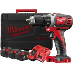 Milwaukee M18BDD-403C akkus fúrócsavarozó tokmányos