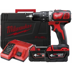 Milwaukee M18BPD-402X akumulatorska udarna bušilica 18 V | 50 Nm | 0 - 13 mm | Ugljična četka | 2 x 4 Ah baterija + punjač | U slučaju Heavy Duty