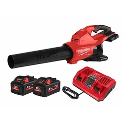 Milwaukee M18F2BL-802 akumulátorový foukač listí 18 V | 64 m/s | Carbon Brushless | 2 x 8 Ah baterie + nabíječka | V kartonové krabici