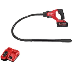 Milwaukee M18FCVN12-551 akumulatorowy zespół napędowy do wibratora igłowego 18 V | 125001/min | Bezszczotkowy węglowy | 1 x 5,5 Ah akumulator + ładowarka | W kartonowym pudełku