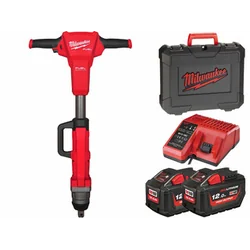 Milwaukee M18FHIWF1R-122C akkuiskukoneisto 18 V | 2000 Nm | 1 tuumaa | Hiiliharjaton | 2 x 12 Ah akku + laturi | Heavy Duty -tapauksessa