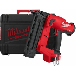 Milwaukee M18FN18GS-0X akkus finiselő szegező 18 V | 16 - 54 mm | Átmérő 1,2 mm | 0 ° | Szénkefementes | Akku és töltő nélkül | Heavy Duty kofferben