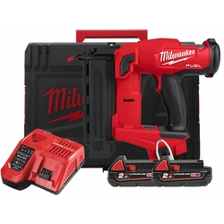 Milwaukee M18FN18GS-202X akumulátorová dokončovací hřebíkovačka 18 V | 16 - 54 mm | Průměr 1,2 mm | 0 ° | Carbon Brushless | 2 x 2 Ah baterie + nabíječka | V případě Heavy Duty