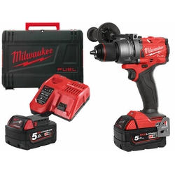 Milwaukee M18FPD3-502X akumulátorová príklepová vŕtačka 18 V | 158 Nm | 1,5 - 13 mm | Carbon Brushless | 2 x 5 Ah batéria + nabíjačka | V prípade Heavy Duty