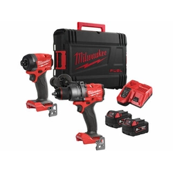 Milwaukee M18FPP2A3-502X konepaketti Heavy Duty -kotelossa