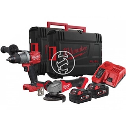 Milwaukee M18FPP2AB2-502X M18 BRÆNDSTOF motorpakke