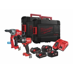 Milwaukee M18FPP2G3-524X Maschinenpaket im Koffer