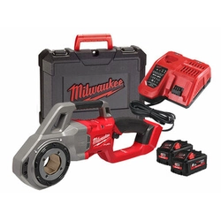 Milwaukee M18FPT114-802C Akku-Einfädler 18 V | 1/8 bis 1/4 Zoll | Carbon bürstenlos | 2 x 8 Ah Akku + Ladegerät | In einem Koffer