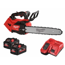 Milwaukee M18FTHCHS35-802 accukettingzaag 18 V | 350 mm | Koolborstelloos | 2 x 8 Ah-accu + lader | In een kartonnen doos