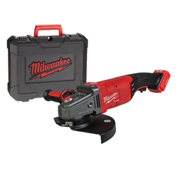 Milwaukee M18ONEFLAG230XPDB-0C akkukulmahiomakone 18 V | 230 mm | 6600 RPM | Hiiliharjaton | Ilman akkua ja laturia | Matkalaukussa