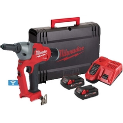 Milwaukee M18ONEFPRT-202X akumulátorový pop nitovač 18 V | 4,8 - 7,0 mm | 20000 N | Carbon Brushless | 2 x 2 Ah batéria + nabíjačka | V prípade Heavy Duty