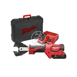 Milwaukee M18ONEHCC-201C FSW SET безжичен кабелен нож 18 V | 35 mm | 53 kN | Карбон без четки | 1 x 2 Ah батерия + зарядно | В куфар