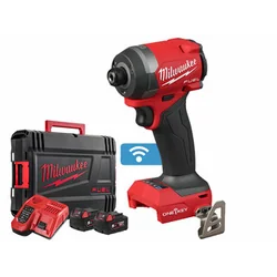 Milwaukee M18ONEID3-502X akumulátorový rázový uťahovák s držiakom bitov 18 V | 226 Nm | 1/4 palcov Hex | Carbon Brushless | 2 x 5 Ah batéria + nabíjačka | V prípade Heavy Duty