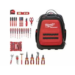 Milwaukee Packout Electrician Set sac à dos à outils 76 pcs