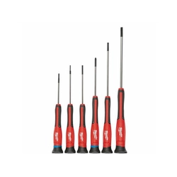 Milwaukee Precision 6 Jeu de tournevis à pièces (PH00, PH0, SL1.6, SL2, SL3.2, SL4)