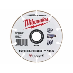 Milwaukee STEELHEAD Diamanttrennscheibe 125 x 22,23 mm