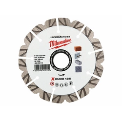 Milwaukee XHUDD diamond cutting disc 125 x 22,23 mm