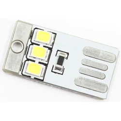 Mini USB lampa 3x LED modul tipa A