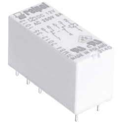 Miniature relay RM84-2012-35-1012 electromagnetic, contacts:2P, coil:12VDC, load current:8A, raster 5mm