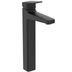 Miscelatore lavabo Ideal Standard Ceraplan, H250 con valvola di fondo, Silk Black nero opaco