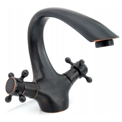 Misturador Rea Retro Antique Black Basin Mixer