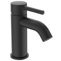 Mitigeur de lavabo Ideal Standard Ceraline, avec robinet de fond, Silk Black noir mat