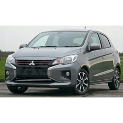 Mitsubishi Mirage Hatchback - benzi cromate, grătar, reglaj pentru bara de protecție