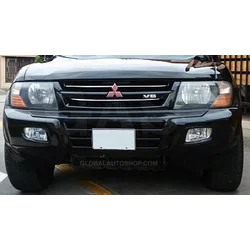 Mitsubishi Montero - Chrome lišty, Chrome Grill, Dummy Bumper Tuning