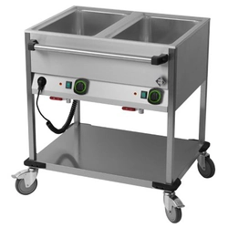 Mobiel bain-marie 2-komorowy