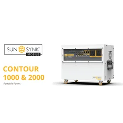 Mobiele energieopslag/draagbare energieopslag SunSynk Contour-trolley 1000