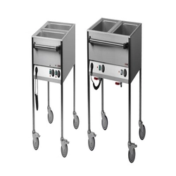 Mobilais bain marie 2x GN 1/1 garš panelis | Redfox