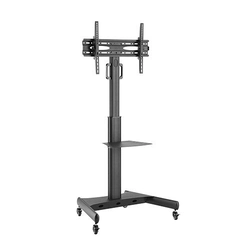 Mobile cart for interactive displays 32"-65"
