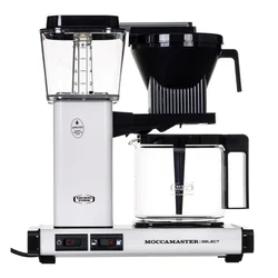 Moccamaster KBG SELECT Suodatinkahvinkeitin Valkoinen Musta 1520 W 1,25 L