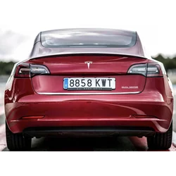 Model Tesla 3 - 2017+ CHROMOVÝ prúžok na poklope